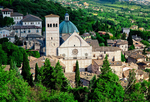 assisi view Stock photo © tiero