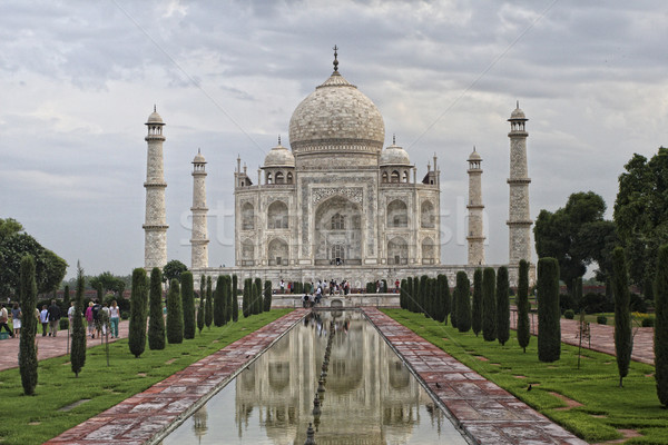 Taj Mahal Inde célèbre indian amour Voyage Photo stock © tiero