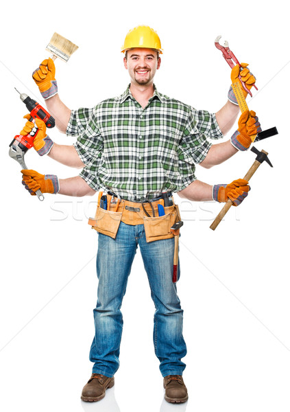 multi handyman Stock photo © tiero