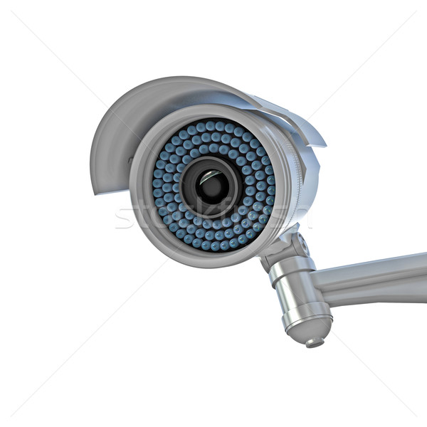 cctv on white Stock photo © tiero