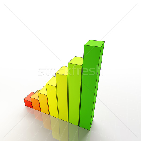 Stock photo: energetic graph