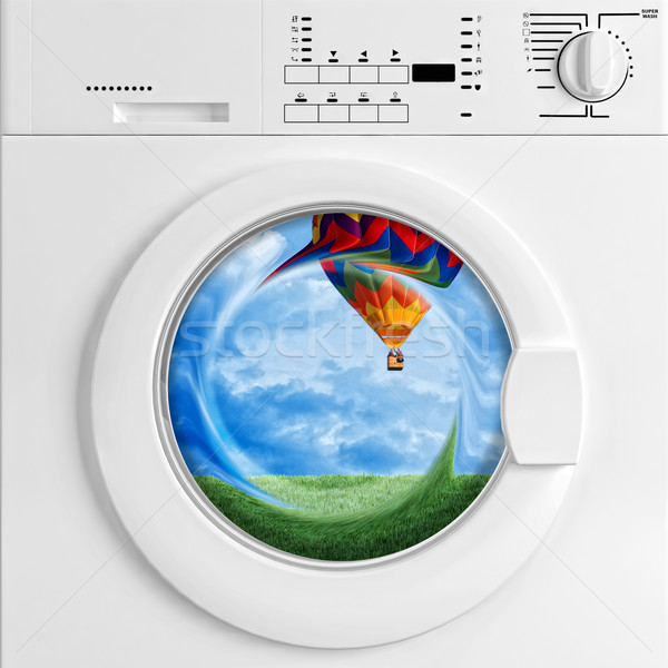 eco washing machine Stock photo © tiero