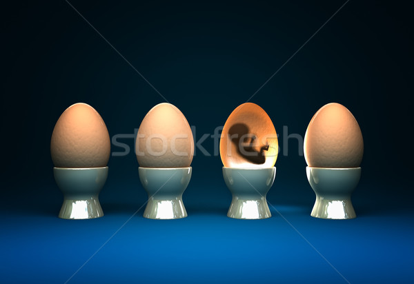 生活 卵 3D イースター 実例 ストックフォト © tiero
