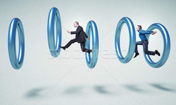 rings and people Stock photo © tiero