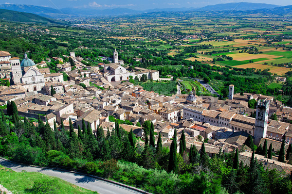 assisi view Stock photo © tiero