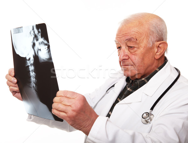senior doctor at work Stock photo © tiero