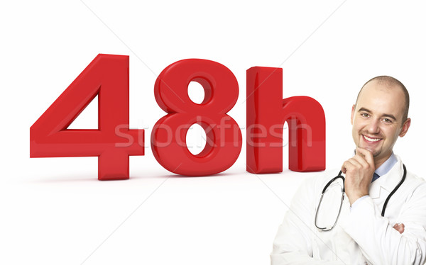 Médico servicio 3D imagen sonriendo diseno Foto stock © tiero