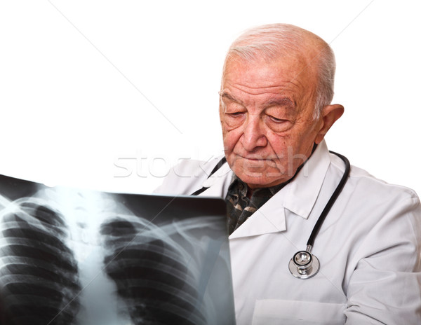 senior doctor at work Stock photo © tiero