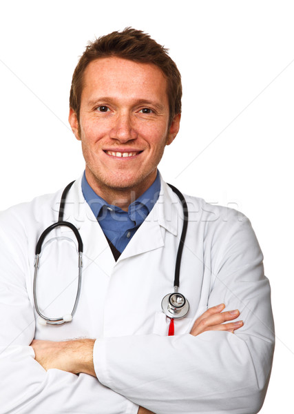 smiling doctor Stock photo © tiero