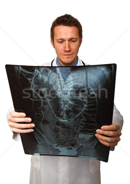 doctor check xray Stock photo © tiero