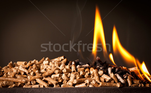 wood pellet Stock photo © tiero