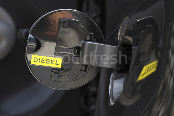 Diesel obraz pisać paliwa drzwi Zdjęcia stock © tiero