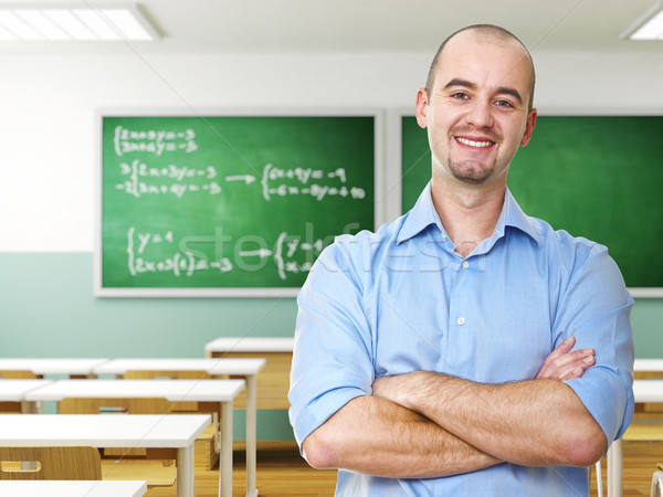 confident teacher Stock photo © tiero