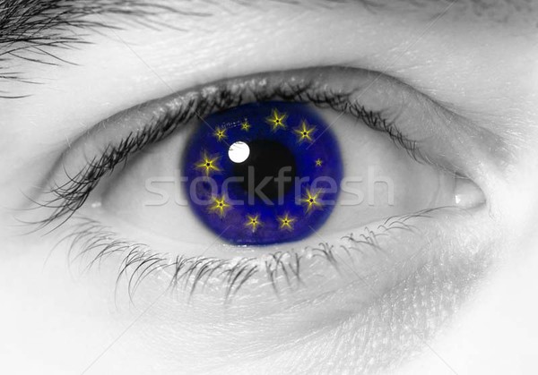 eye europe flag Stock photo © tiero