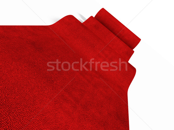 Red Carpet alb plan 3D imagine succes Imagine de stoc © tiero