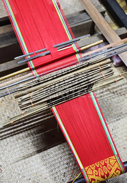 Stock photo: traditional malaysian loom