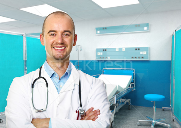 confident young doctor Stock photo © tiero
