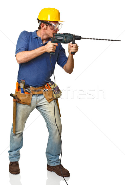 handyman in action Stock photo © tiero