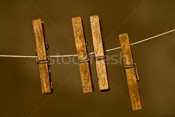 Zdjęcia stock: Drewna · metal · liny · kabel · życia · biały