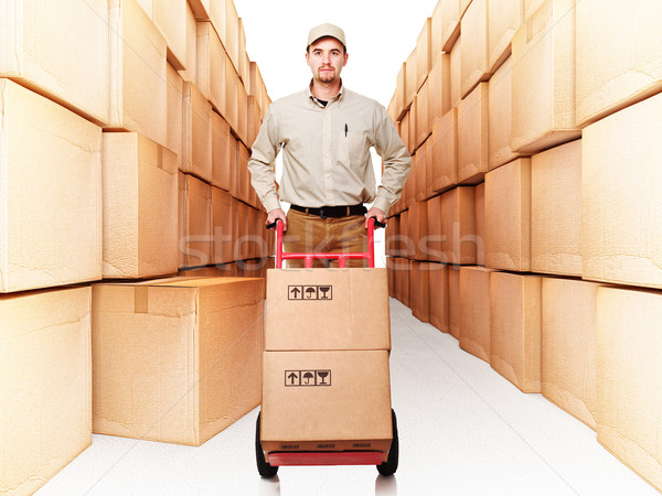 delivery man Stock photo © tiero