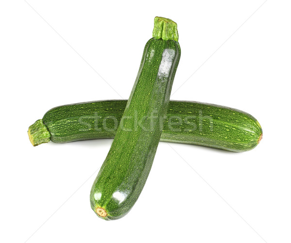 Stock foto: Zucchini · Zucchini · isoliert · weiß · Bild