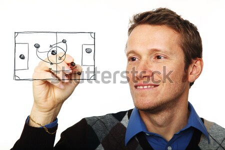 man portrait Stock photo © tiero