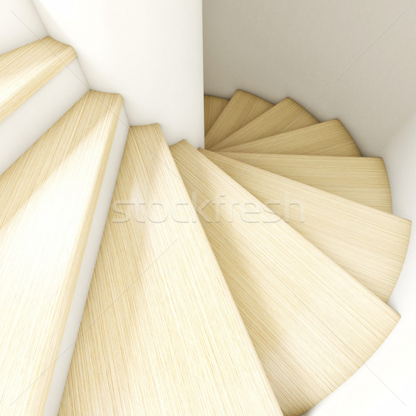 3d stair Stock photo © tiero