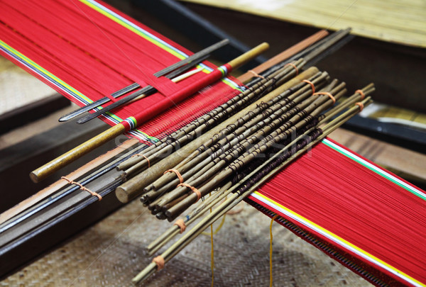 traditional malaysian loom Stock photo © tiero