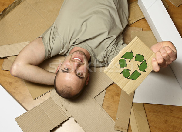 Recycling paper background Stock photo © tiero