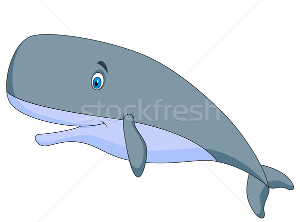 Cute whale cartoon Stock photo © tigatelu