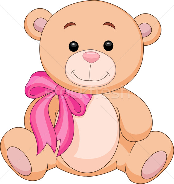 clipart of a sitting bear