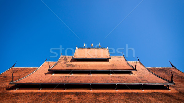 The roof of museum Stock photo © timbrk