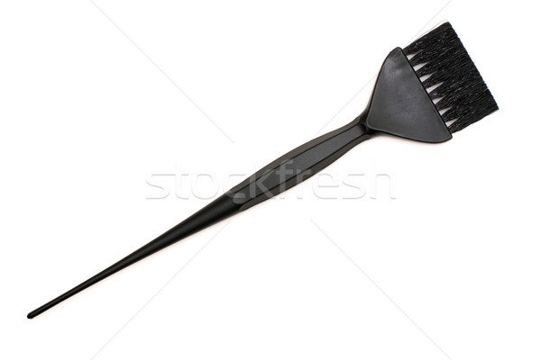 Escove cabelo plástico objeto pincel Foto stock © timbrk