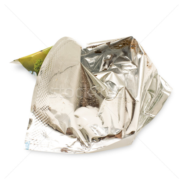 Crumpled wrapper Stock photo © timbrk