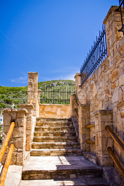 Stone stairway Stock photo © timbrk