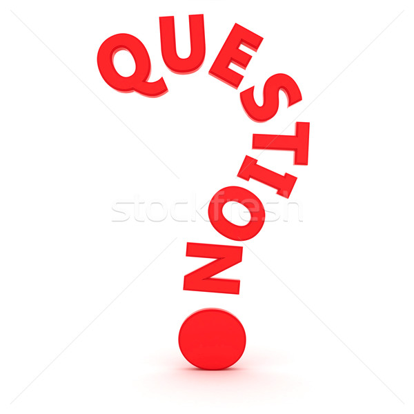 Foto stock: Pergunta · palavra · forma · ponto · de · interrogação · abstrato · ajudar