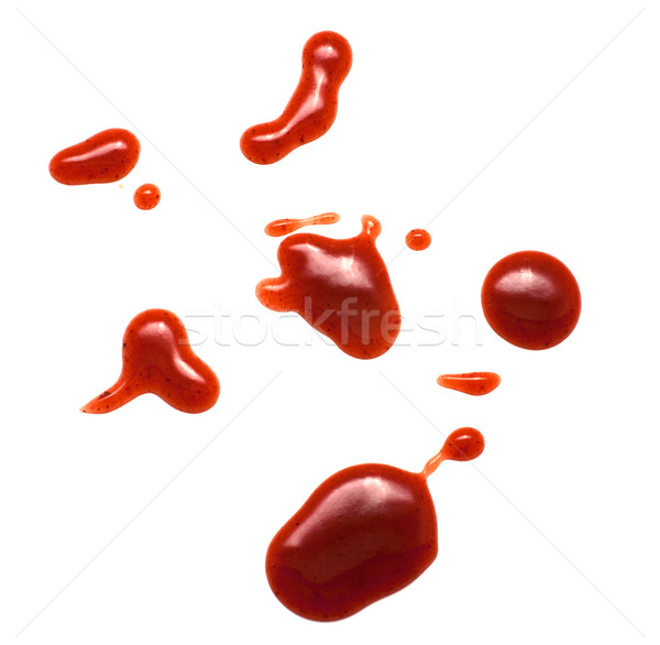 ketchup drops Stock photo © timbrk