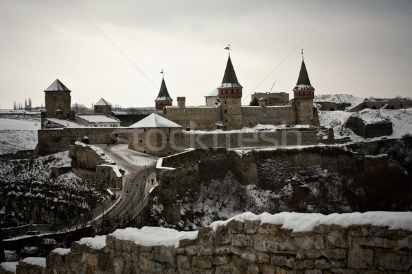 Kamyanets-Podilsky Castle, Ukraine Stock photo © timbrk