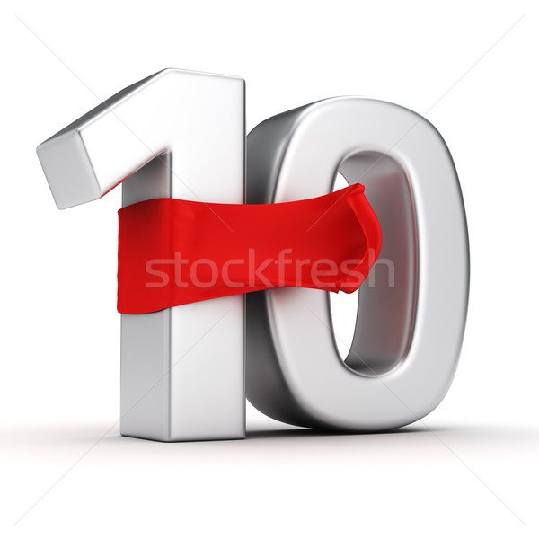 Stock photo: Silver Top 10 