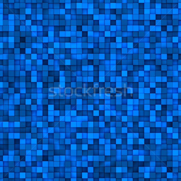 Bleu mosaïque tuiles résumé coloré texture [[stock_photo]] © timbrk