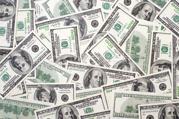 Dollar een honderd geld Stockfoto © timbrk