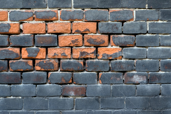 Black brick wall Stock photo © timbrk