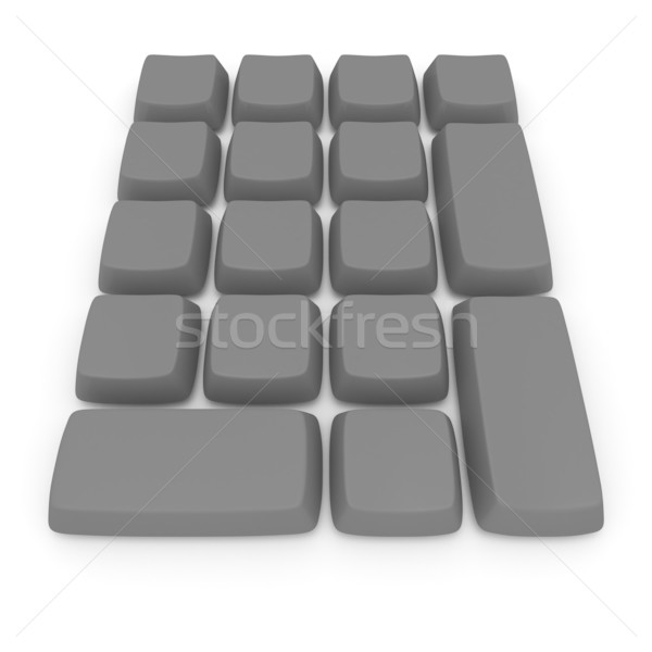 Noir clavier ordinateur touches technologie graphique [[stock_photo]] © timbrk