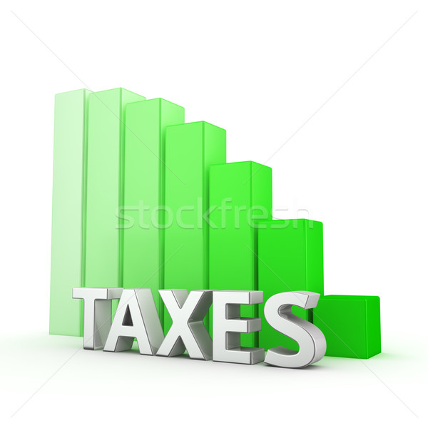 減少 稅 會計 稅 字 下 商業照片 © timbrk