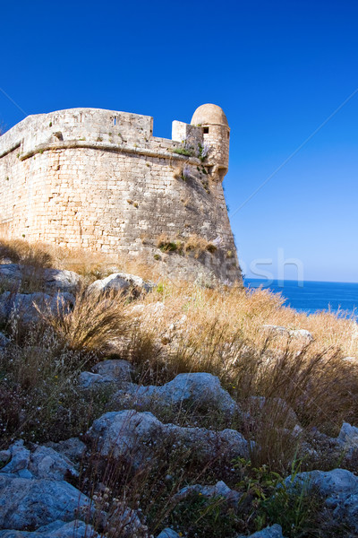 Veneciano pared mar piedra arquitectura historia Foto stock © timbrk