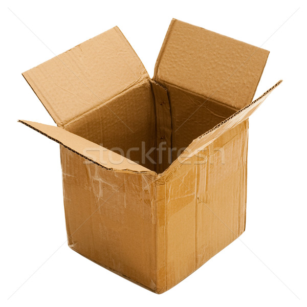 ボックス 空っぽ 孤立した 白 紙 コンテナ ストックフォト © timbrk