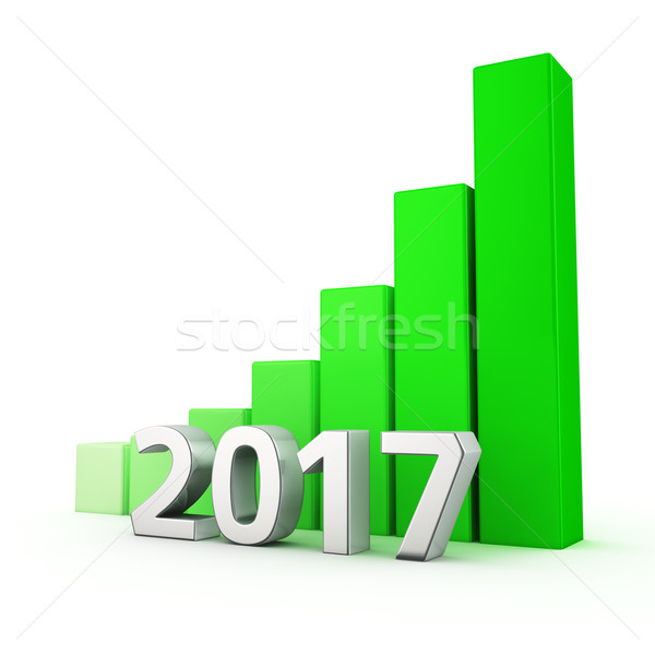 Stock photo: Growth of 2017