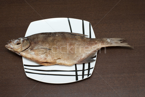 Fish on the plate Stock photo © timbrk