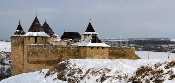 The Castle of Hotin Stock photo © timbrk
