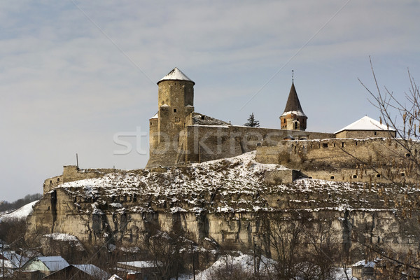 Side view to fortress Stock photo © timbrk